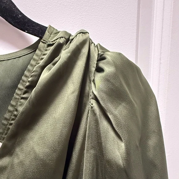 SHEIN Olive Green Curve Dress - Picture 7 of 7